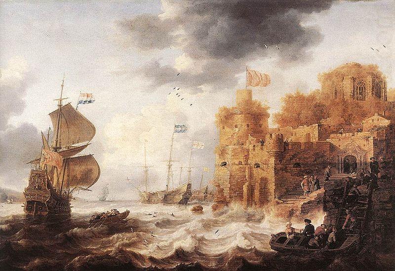 An Oriental Harbour, Bonaventura Peeters